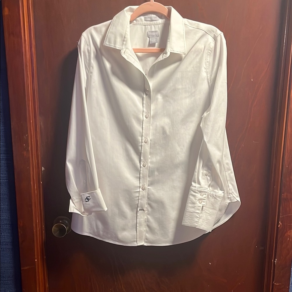 White Button-Up Shirt